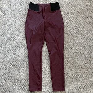 Simply Vera Vera Wang Burgundy Skinny Pants
